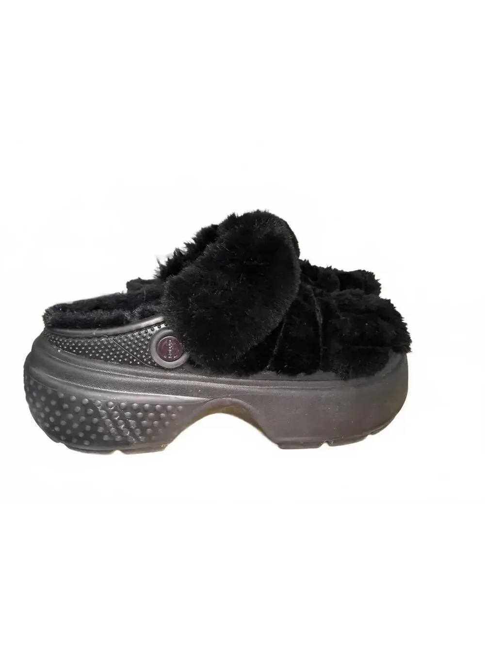 Crocs™ Stomp Lined Quilted Clogs Black Women’s Size 10 – Cozy Chunky Slip-On